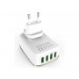 SIYOTEAM USB punjač, 4-Porta / 5V / 4.4A 22W / Beli (A4404) - slika 2