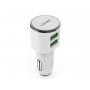 SIYOTEAM USB auto punjač, 2-Porta 5V / 3.4A 17W / Beli (DL-C29) - slika 1