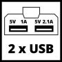EINHELL TE-CP 18 Li USB-Solo, bez baterije i punjača USB baterija/starter - slika 4
