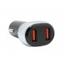 SIYOTEAM Auto punjač 2xUSB QC3.0 / LED Display / Lightning kabl (C2-L) - slika 2