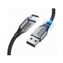 Vention USB 2.0-A na Micro-B kabl, 1.5m / Aluminum sivi (COAHG) - slika 1