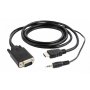 GEMBIRD HDMI - VGA + audio adapter kabl, single port, 1,8m, black A-HDMI-VGA-03-6 - slika 2
