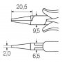 WIHA Okrugla klešta za elektroniku ESD 120mm W26804 - slika 3
