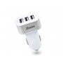 Xwave USB brzi AUTO punjač za mobilne, tablete, Triple 3 x USB 2.1.A/2A/1.5A 5/9/12V srebrno-bela - slika 2