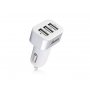 Xwave USB brzi AUTO punjač za mobilne, tablete, Triple 3 x USB 2.1.A/2A/1.5A 5/9/12V srebrno-bela - slika 1