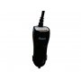 Xwave USB AUTO punjač za mobilne, tablete, Dual 1x microUSB+1 x USB port, 5V/1A, sa kablom, Crna - slika 2