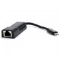 GEMBIRD USB Type-C Gigabit network adapter, crni (A-CM-LAN-01) - slika 1