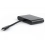 GEMBIRD USB-C to 3-in-1 punjač + VGA + USB 3.0 adapter, crni FO (A-CM-VGA3in1-0) - slika 2