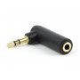 GEMBIRD Ugaoni 3.5 mm stereo audio adapter (A-3.5M-3.5FL) - slika 1