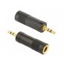 GEMBIRD 6.35 mm ženski na 3.5 mm muški audio adapter (A-6.35F-3.5M) - slika 1