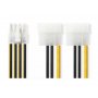 NEDIS Adapter za napajanje 8-PIN na Molex kabl za maticnu plocu i CPU, 15cm (CCGP74400VA015) - slika 2