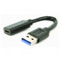 GEMBIRD USB 3.1 na Type-C adapter, 10cm (A-USB3-AMCF-01) - slika 1