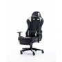 BYTEZONE Gaming stolica Carbon (Crno-Bela) - slika 2