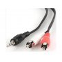 GEMBIRD 3.5mm stereo RCA kabl, 1.5m (CCA-458-1.5M) - slika 1