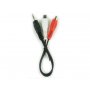 GEMBIRD 3.5mm stereo na RCA kabl, 0.2m (CCA-406) - slika 2