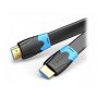 Vention Flat HDMI kabl, 3m , crni (AAKBI) - slika 1