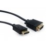 GEMBIRD DisplayPort na VGA adapter, crni, 1.8m (CCP-DPM-VGAM-6) - slika 1