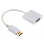 GEMBIRD A-DPM-VGAF-02-W Gembird DisplayPort to VGA adapter cable, WHITE FO - slika 1
