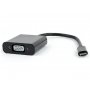 GEMBIRD USB Type-C na VGA adapter, crni (AB-CM-VGAF-01) - slika 1