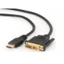 GEMBIRD HDMI na DVI kabl, 3m, crni (CC-HDMI-DVI-10) - slika 1