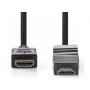 Empire Interactive HDMI kabl, rotirajuci konektor, 4K@30Hz ethernet support 3D / 4K TV / 1.5m (CVGP34290BK15) - slika 1