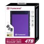 TRANSCEND TS4TSJ25H3P External HDD 4 TB, H3P, USB 3.1, 2.5'', Backup software, Crna/Ljubičasta - slika 4