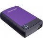 TRANSCEND TS4TSJ25H3P External HDD 4 TB, H3P, USB 3.1, 2.5'', Backup software, Crna/Ljubičasta - slika 1