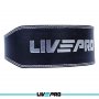 LivePro Kožni kaiš (pojas) za bodibilding, M - LP8067 - slika 3