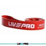 LivePro LP8410 Elastična traka za vežbanje guma, ekspander 2080x45x4.5mm, HEAVY, crvena - slika 1