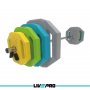 LivePro Dvoručni set tegova 20kg - LP8035 - slika 2
