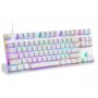 MOTOSPEED K82 mehanička bela tastatura crveni prekidač - slika 1