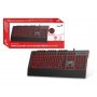 GENIUS SlimStar 280 USB YU crno crvena tastatura - slika 1