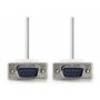 NEDIS Serial RS232 kabl, D-SUB 9-pin na D-SUB 9-pin, 2m, (CCGP52000IV20) - slika 1