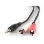 GEMBIRD 3.5 mm stereo to RCA plug kabl, 2.5m (CCA-458-2.5M) - slika 1