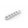 LDNIO Produžni kabl 4R/2m + 4xUSB beli, LDNIO - slika 1