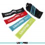 LivePro LP8412 Set elastičnih traka Mini Band za vežbanje LIGHT+MEDIUM+HEAVY+X-HEAVY - - slika 2