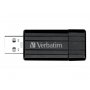 VERBATIM USB Flash 8GB pinstripe 2.0 crni - slika 1