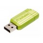 VERBATIM USB flash 16GB 2.0 pintstripe, zeleni - slika 1