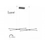 ARIA 13 LUSTER LED DIM 24W 3000K CRNA - slika 1