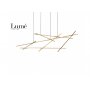 ARIA 9 LUSTER LED DIM 92W 3000K ZLATO - slika 1