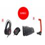 FANTECH Bundle BTS (tastatura+miš+slušalice+stalak za slušalice) 166601 - slika 1