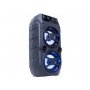 GEMBIRD Bluetooth karaoke zvučnik 2x5W, FM, USB, SD, 3,5mm, MIC 6,35mm, LED, Crni (SPK-BT-13) - slika 1