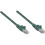 INTELLINET LAN (RJ45) Mrežni Priključni kabl CAT 5e U/UTP 1.5 m Zeleni - slika 1