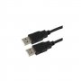 GEMBIRD CCP-USB2-AMAM-6 USB 2.0  A muski - A muski duzina 1.80 m crni - slika 1