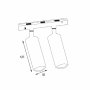 DAWN REFLEKTOR LED08-20(10*2) 3000K 24°48V DC - slika 2