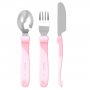 TWISTSHAKE PRIBOR ZA JELO 12 M PASTEL PINK - slika 1