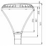 BBLINK ULICNA SVETILJKA GD-08 60W - slika 2