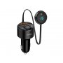 Xwave FM Transmitter BT72, 2xUSB, crni - slika 1