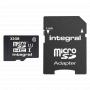 INTEGRAL Micro SD 32GB + SD adapter INMSDH32G10-40U1 Class 10 - slika 1