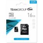 TEAM GROUP MICRO SDHC 16GB CLASS 10+SD Adapter TUSDH16GCL1003 - slika 1
